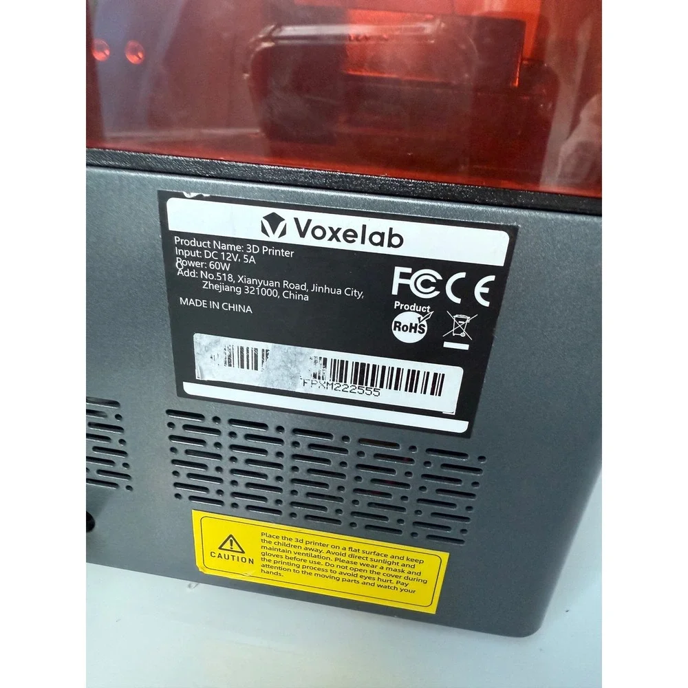 Voxelab‎ 3D Printer Grey Resin Photopolymer for DIY Projects and Hobbyists